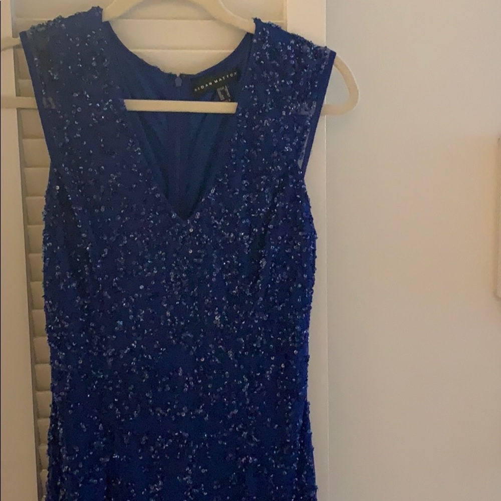 Aidan Mattox Beaded Gown